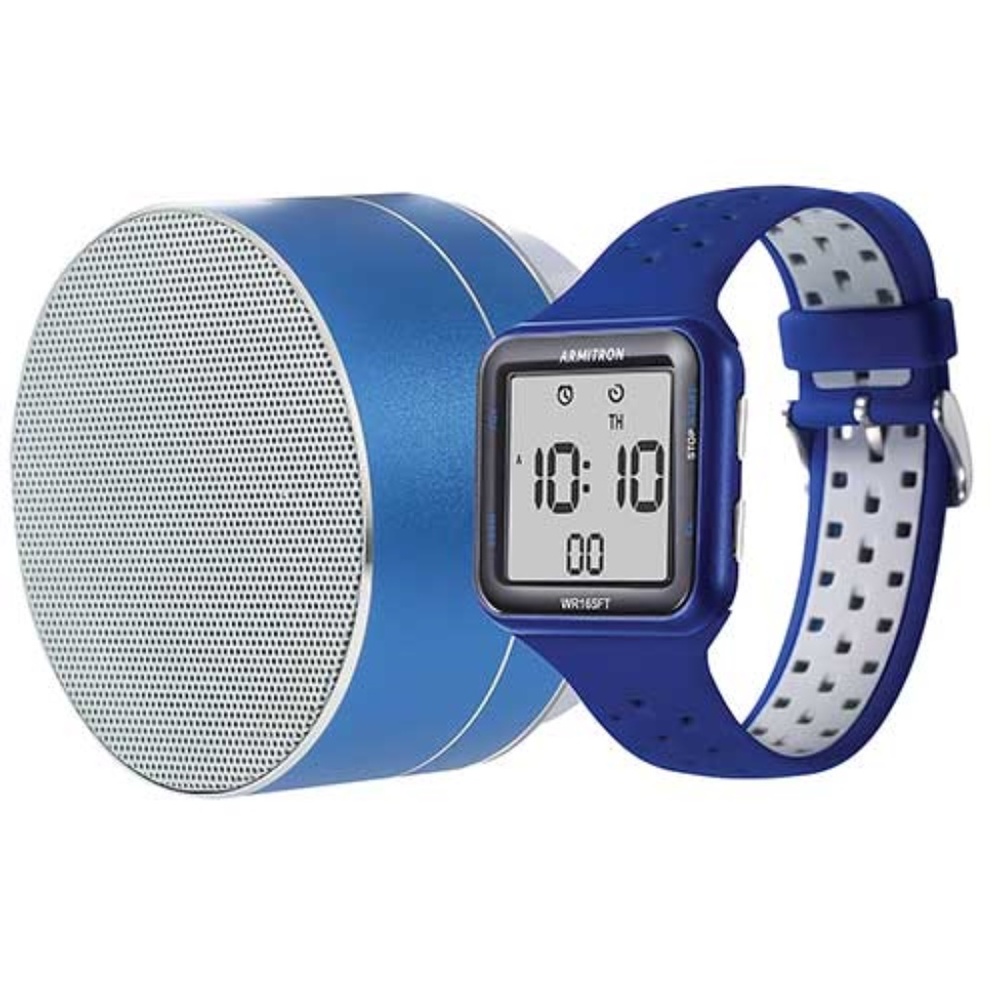 Armitron Silicon Watch and Speaker Set